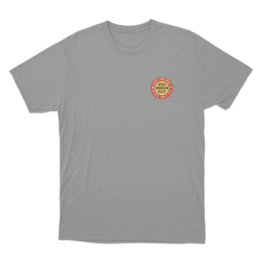 Life's Too Short Unisex T Shirt Grey Lifes Too Short Unisex T Shirt Grey