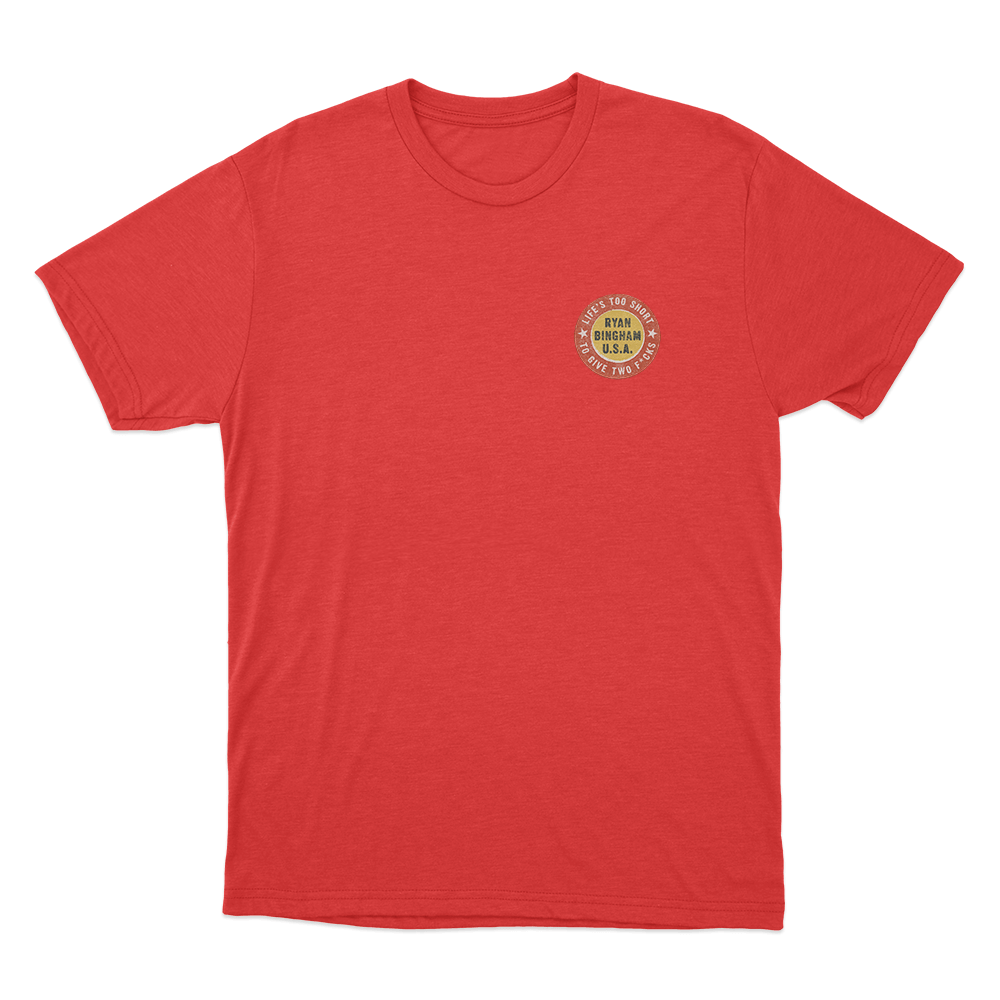 Life's Too Short Unisex T Shirt Red Lifes Too Short Unisex T Shirt Red
