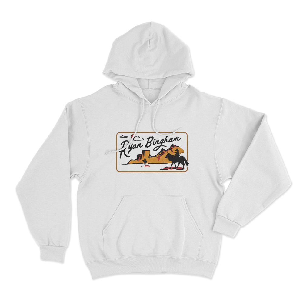 Ryan Bingham Desert Cowboy Unisex Hoodie White Ryan Bingham Desert Cowboy Unisex Hoodie White