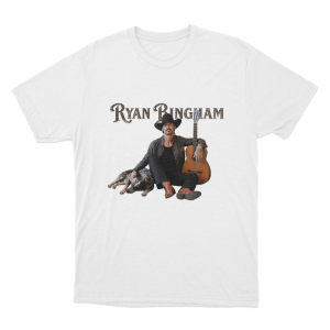 Ryan Bingham Portrait Unisex T Shirt White