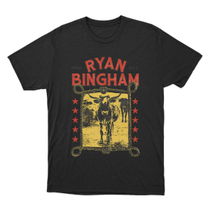 Ryan Bingham Texas Longhorn Unisex T Shirt Black
