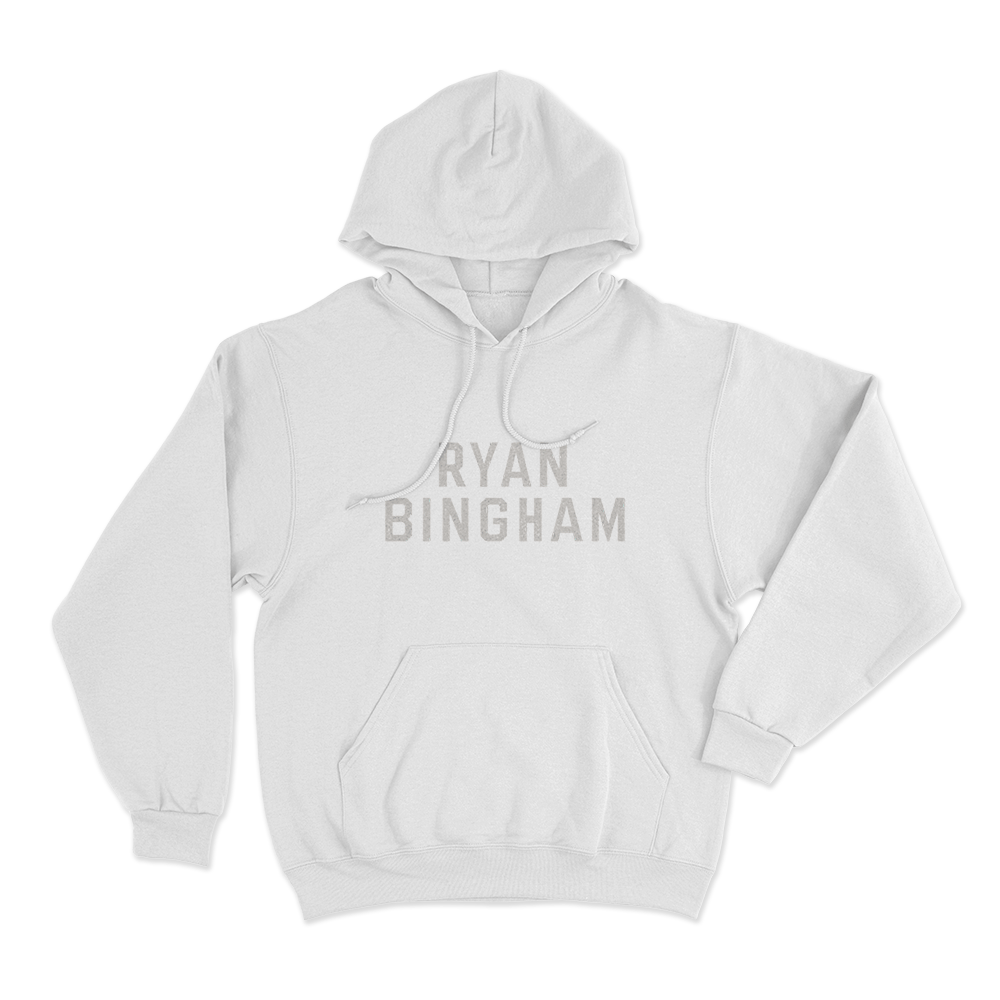 Ryan Bingham Unisex Hoodie White Ryan Bingham Unisex Hoodie White