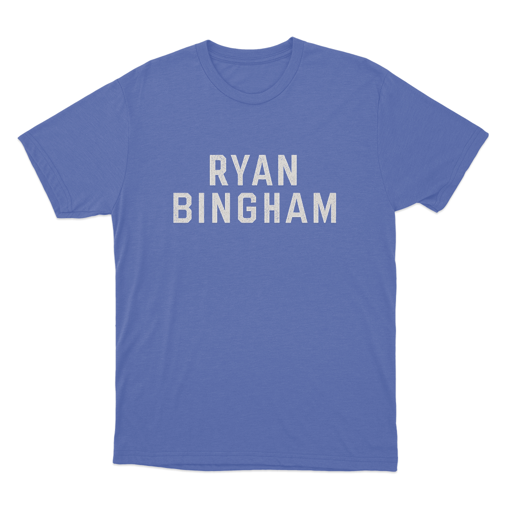 Ryan Bingham Unisex T Shirt Blue Ryan Bingham Unisex T Shirt Blue