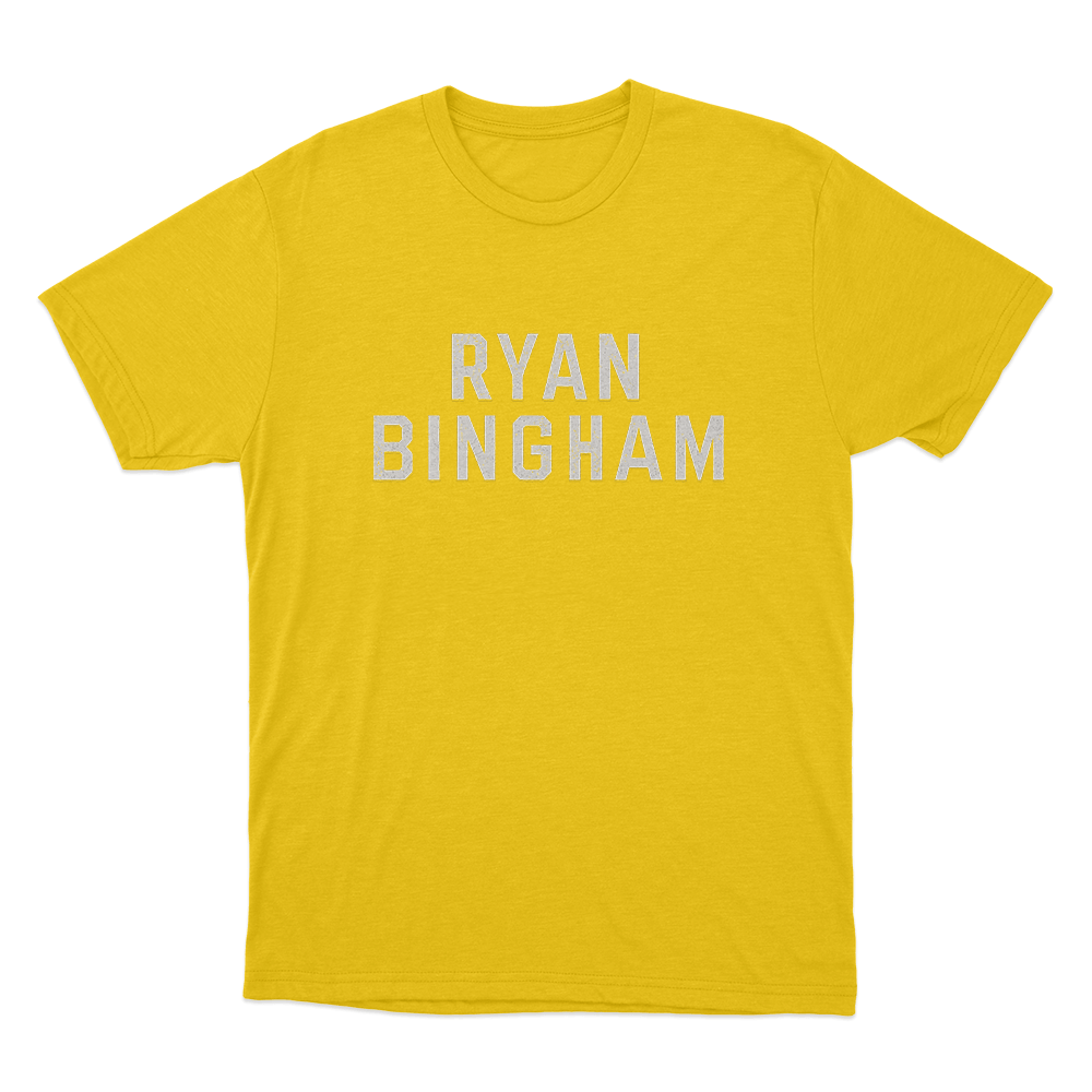 Ryan Bingham Unisex T Shirt Yellow Ryan Bingham Unisex T Shirt Yellow