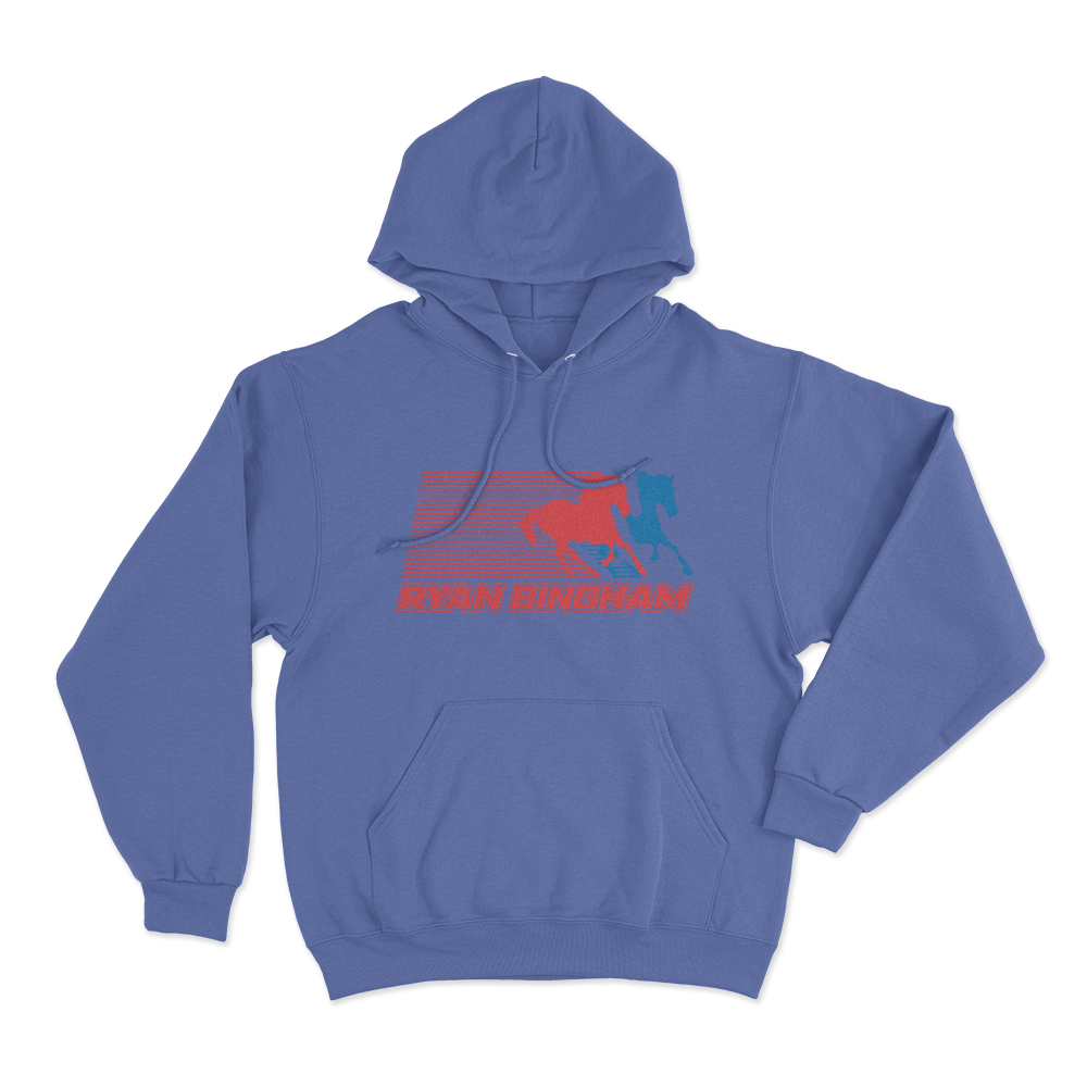 Wild Horses Unisexx Hoodie Blue Wild Horses Unisexx Hoodie Blue