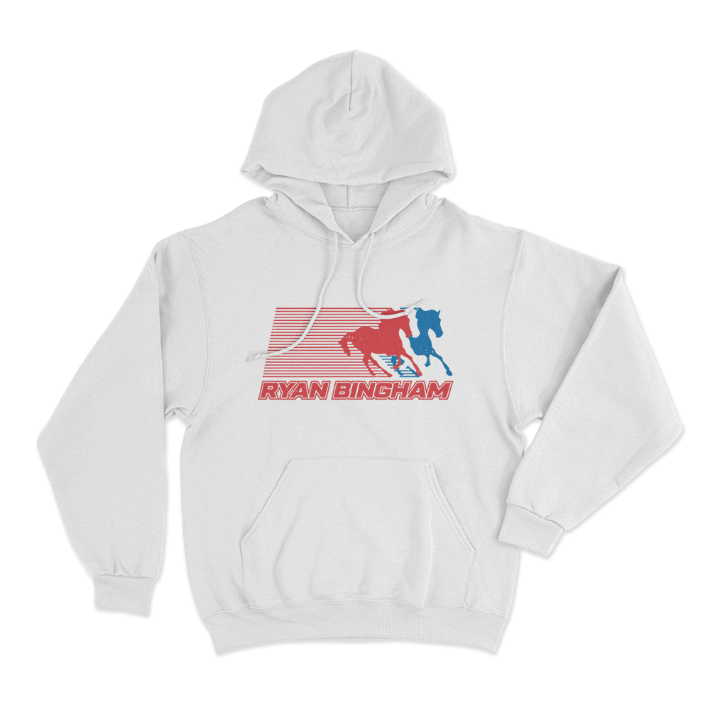 Wild Horses Unisexx Hoodie White Wild Horses Unisexx Hoodie White
