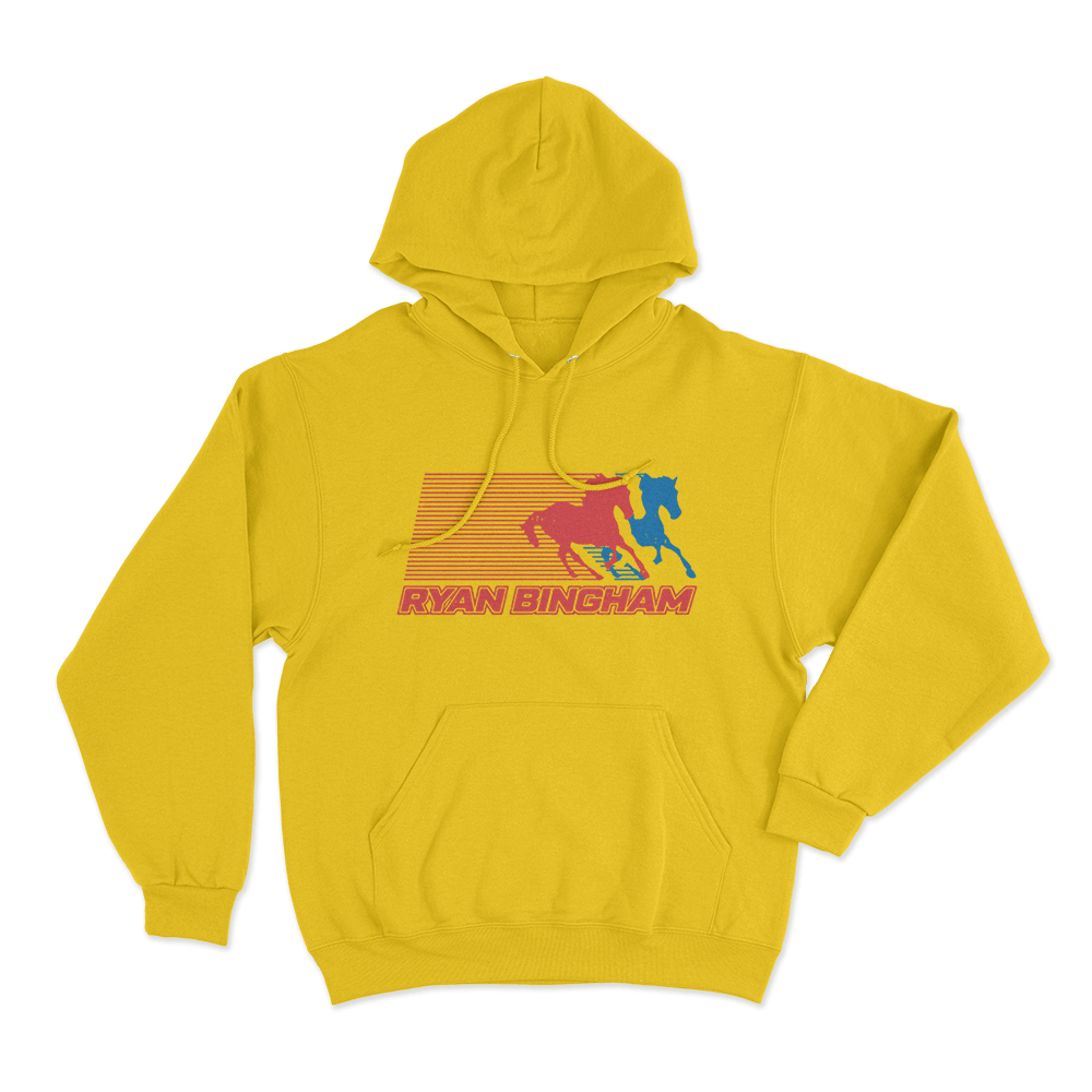 Wild Horses Unisexx Hoodie Yellow Wild Horses Unisexx Hoodie Yellow