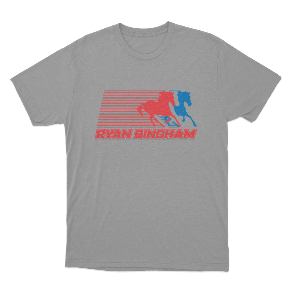 Wild Horses Unisexx T Shirt Grey Wild Horses Unisexx T Shirt Grey