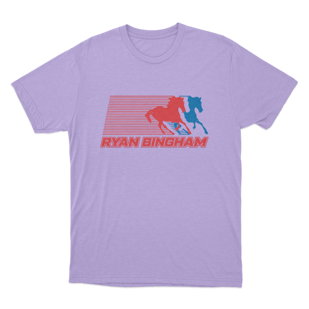 Wild Horses Unisexx T Shirt Purple Wild Horses Unisexx T Shirt Purple